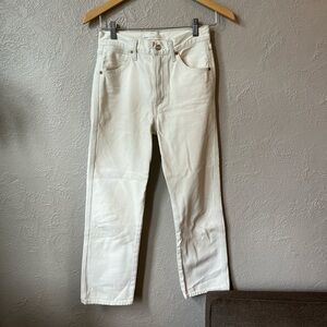 High-waisted straight leg denim pants by Citizens of Humanity, size 24